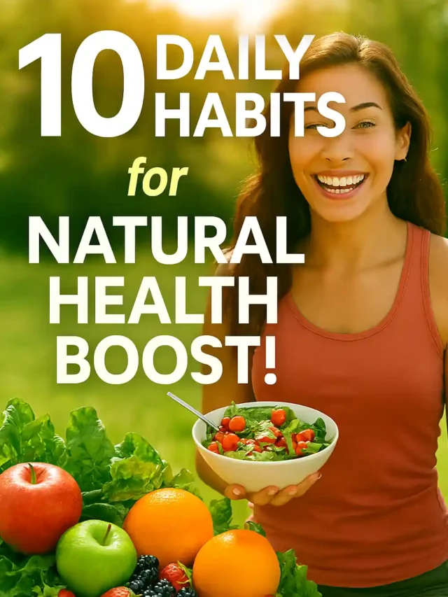 ✨ 10 Daily Habits That Boost Your Health Naturally