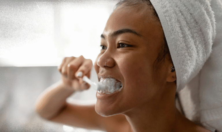 how to clean yellow teeth at home
