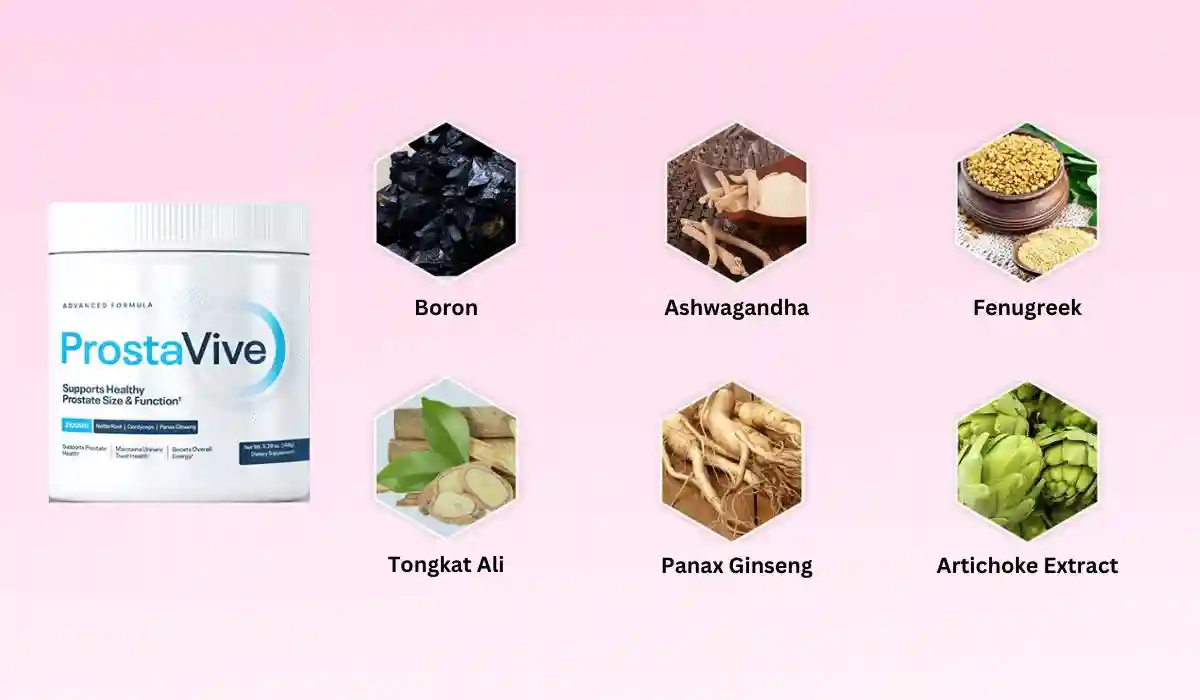 ProstaVive ingredient overview — from official website