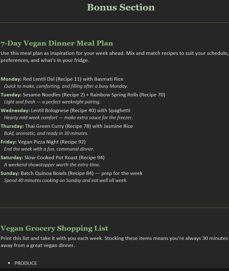 Vegan Recipe Slide 5