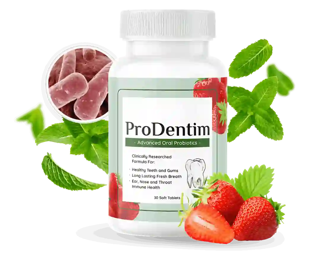 ProDentim official bottle — 3.5 billion CFU oral probiotic for gums and teeth health